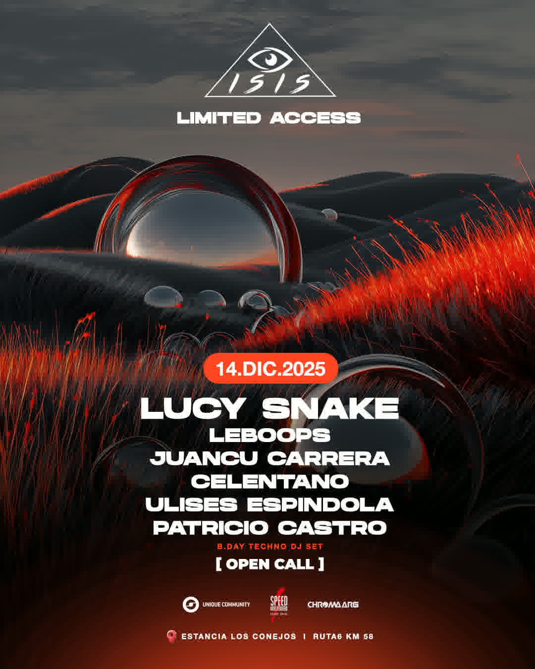 ISIS 14 DIC Event Flyer