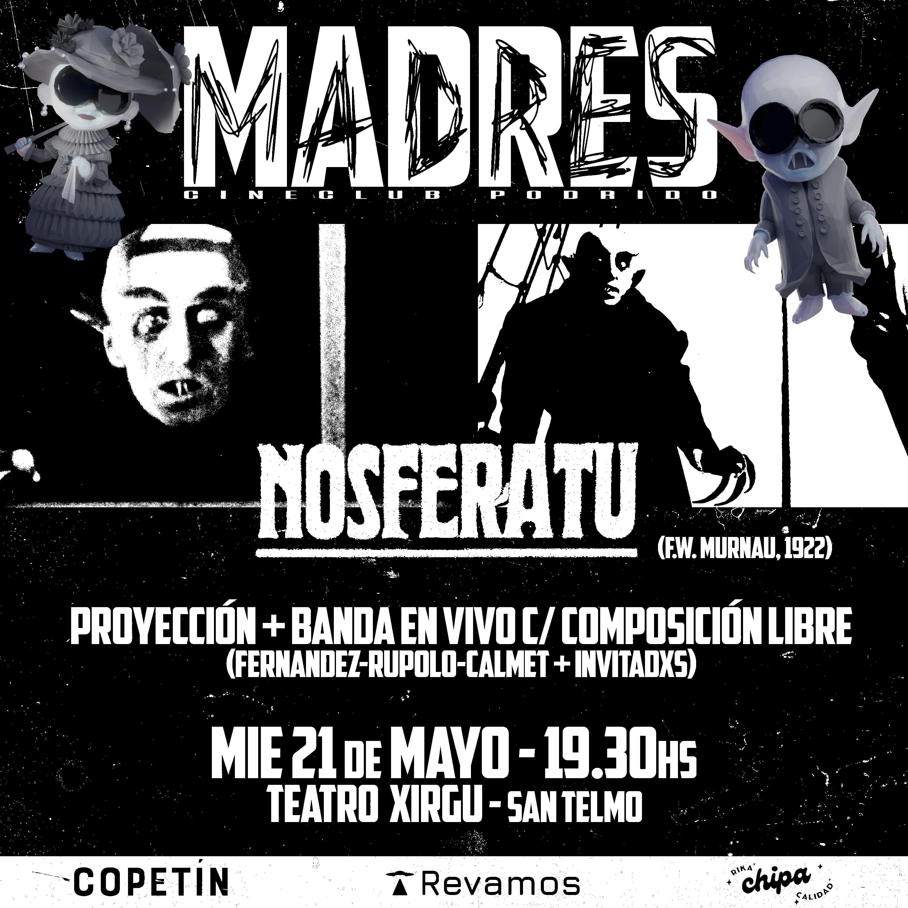 Madres Cineclub ¡Edición MÚSICA EN VIVO!