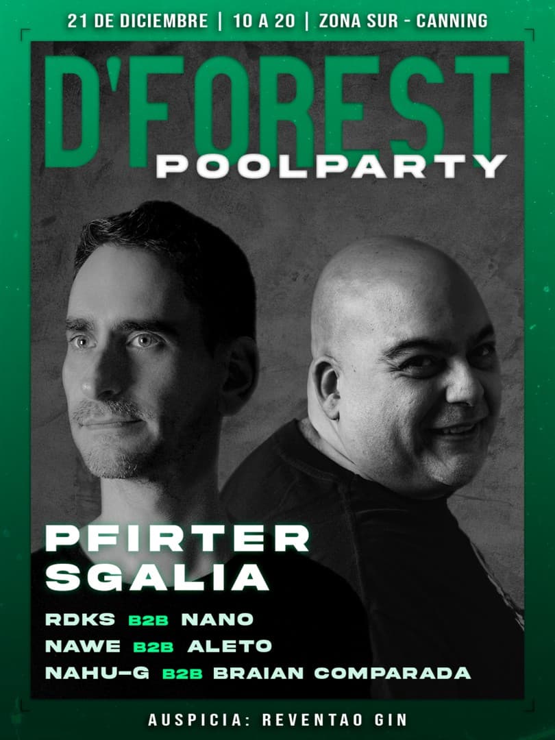 D’FOREST OUTDOOR - POOLPARTY HISTÓRICA