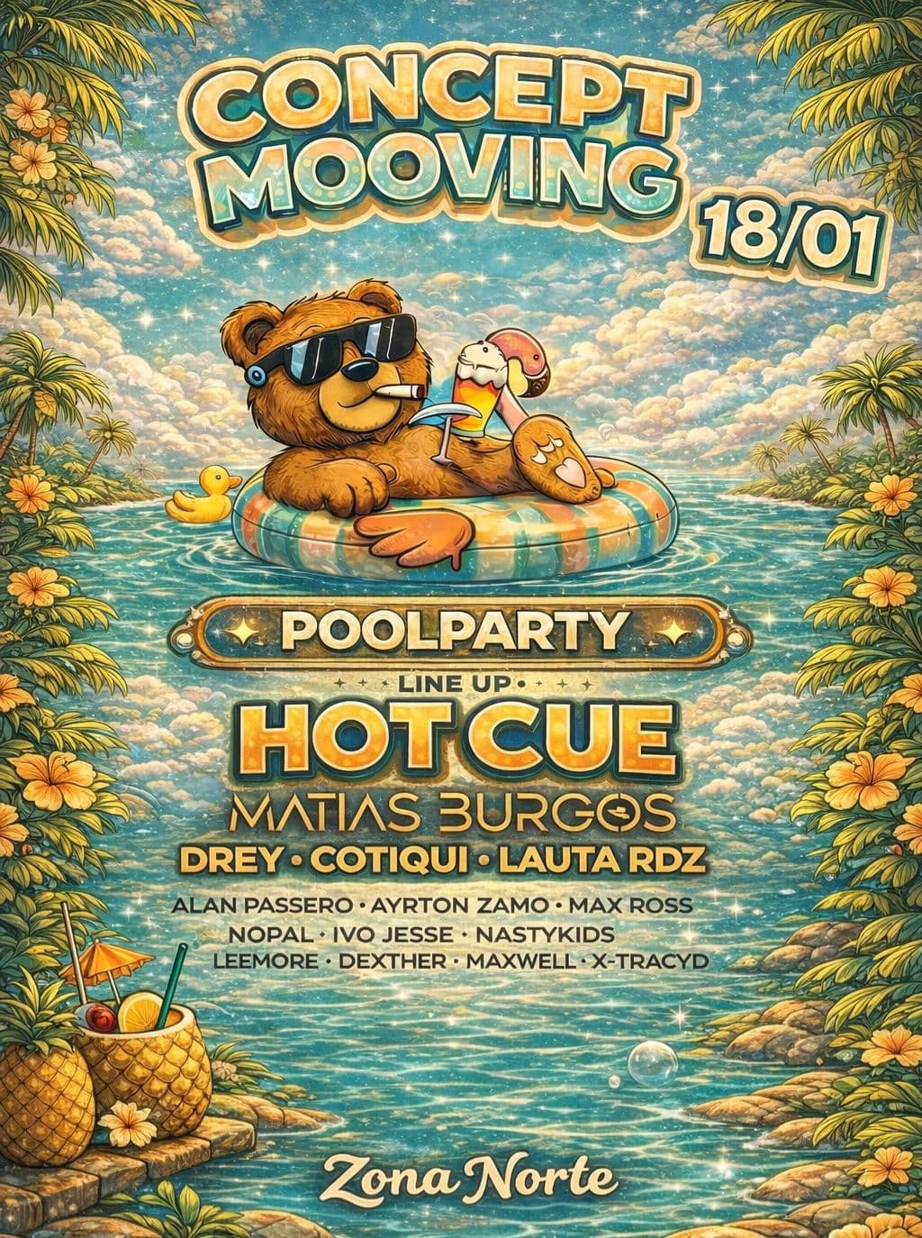 CONCEPT MOOVING POOL PARTY