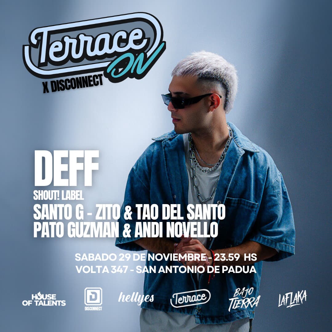 DISCONNECT X TERRACE ON - DEFF