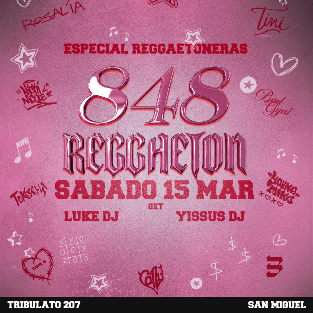 848 REGGAETON - ESPECIAL REGGAETONERAS